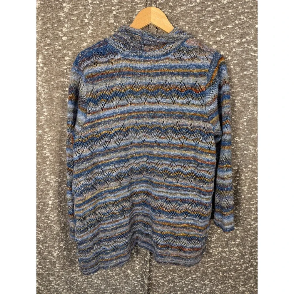Alfred Dunner Knit‎ Cardigan Women’s Multicolor Sweater Size Small